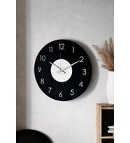 MODERN AHŞAP DUVAR SAATİ SAĞLAM **ÇOK ŞIK** ve BİRARADA..NO:61