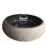 Sipahi Marble Akşehir Siyah Dışı Mucartalı Bombeli Lavabo