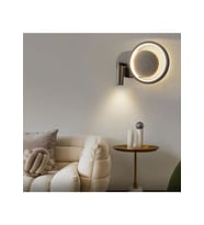 Elowen Spotlu Led Duvar Aplik RA-APLK-3546-52-01 (Siyah)