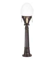 AVONNI BSU-68087-BSY-BOP Sarı/Siyah Boyalı Dış Mekan Aydınlatma E27 Aluminyum Döküm Dip Akrilik Cam 25cm