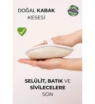 %100 Doğal Kabak Kesesi Lif Selülit Ve Batık Karşıtı