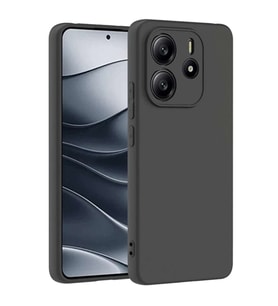 Redmi Note 14 4G Kılıf First Silikon - Siyah