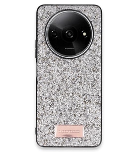 Durukar® Redmi A3 4G Bright Simli Kapak - Gümüş