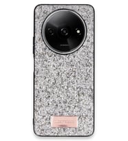 Durukar® Redmi A3 4G Bright Simli Kapak - Gümüş