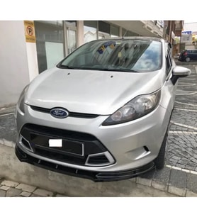 Ford Fiesta Mk6 Ön Lip Parlak Siyah Plastik Ön Ek Karlık 2008 2009 2010 2012 Makyajsız Kasa karlık+bodykit+ek