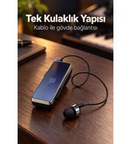 Müzik ve Görüşme İçin Dijital Ekranlı Bluetooth Kulaklık