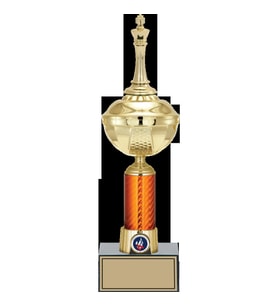 ODAK KUPA - Figürlü Kupalar - Satranç Figürlü Kupalar FG-055 C - 37 cm