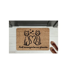 Dijital baskılı Hoş geldiniz yazılı çiçek desenli kapı önü paspası iç ve dış için yıkanabilir Kaymaz