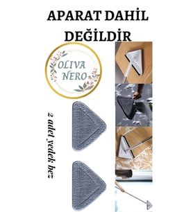 Çift Üçgen Mop Yedek Bezi, Temizlik İçin Pratik ve Kullanışlı Set