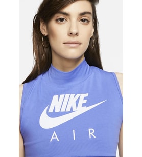 Nike Women's Mock Tank Boğazlı Yaka Mor Atlet