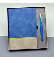 Gold Şeritli Mi Defter Ve Kalem Seti