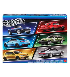 Hot Wheels JBY79 Silver Series Euro Style 6-pack