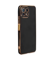 Xiaomi Mi 11 Lite Kılıf Volet Silikon - Siyah