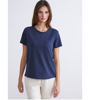 LCW EVERYDAY Lacivert Soft Touch Kadın Tişört