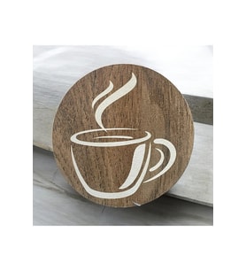 6 Lı Mdf Bardak Altlığı Sekoratif ECCECA1035