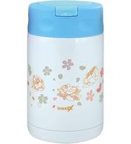 Çelik İçli Termos 500 Ml Mavi Çelik Kaşık İle Tx-6129
