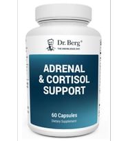 Dr. Berg Adrenal Cortisol Support - Mood, Focus, Relaxation Stress  w/Ashwagan*dha  60 Capsul.Usa Menşei.OZELSPORCUGIDALARIN'DAN 3865 (Renksiz)