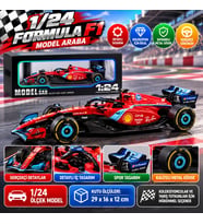 1/24 Formula F1 Kırmızı Model Araba