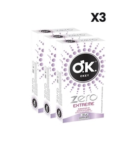 Okey Zero Extreme Prezervatif 10'lu x3 Adet