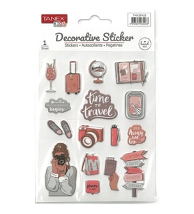 TANEX KIDS TNX-25422 DEKORATİF ETİKETLER - PUFFY SEYEHAT SERİSİ STICKER