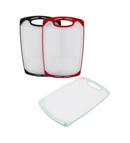 40X24CM BÜYÜK PLASTİK KESİM PANOSU KAYMAZ SİLİKON KENARLIK - 10MM KALINLIK (5343)