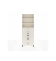 Arges Dolap 4 Raflı 5 Çekmeceli 2 Kapaklı 88x30x243 Aytaşı-Aytaşı