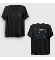 Presmono Unisex Siyah A Frail Becoming Daylight Dies Sırt Baskılı T-Shirt 536071tt