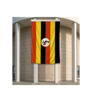 Uganda Bayrağı 140gr Premium Raşel Kumaş 200x300 cm