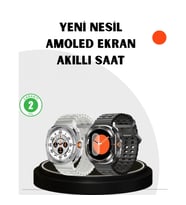 Mey İthalat® Modern Akıllı Saat Kablosuz Şarj Sosyal Medya Bildirimli