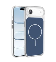Apple iPhone 17 Air Kılıf Metal Buton Tasarımlı Zore İkonik Sert Silikon Kapak