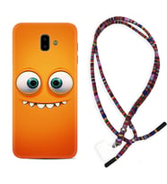 Samsung J6 Plus J7 Prime J7 Pro M20 Kılıf Boyun Asklı Rasta Silikon Dişlek 1615