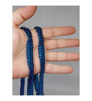 Hematit Taşı Şekilli Çift Delikli 4.5*12mm Dizi (52304)