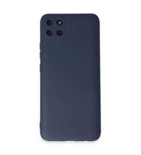 Realme C11 Kılıf Nano içi Kadife Silikon - Lacivert