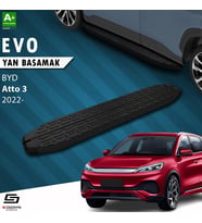 S-Dizayn BYD Atto 3 Evo Siyah Yan Basamak 193 Cm 2022 Üzeri