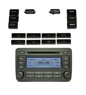 VOLKSWAGEN TİGUAN 2007 - 2013 RADYO PARÇA TUŞ DÜĞMESİ