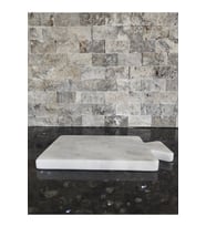 Beyaz Mermer Kesme Tahtası & Sunum Tabağı ( Zeybekmarblehome)