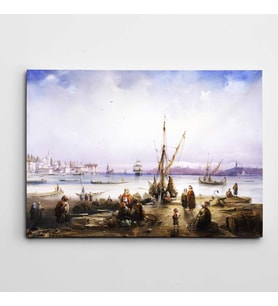 İstanbul Osmanlı Manzarası Kanvas Tablo