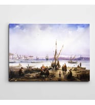 İstanbul Osmanlı Manzarası Kanvas Tablo