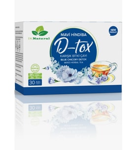 Mavi Hindiba Detox Karışık Bitki Çayı 30 Şase Mavihindiba Detoks Tozu