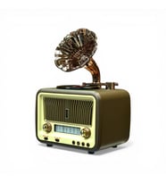 Gramafonlu Tasarım Nostalji Radyo,Bluetooth Trend Nostaljik Radyo(BÜYÜK BOY)