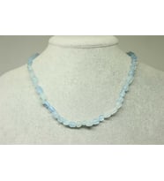 Akuamarin Taşı Doğal Parçalar Kolye (Klipsli) (25547)