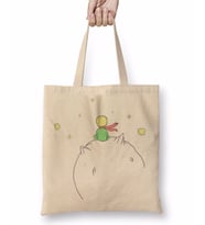 Küçük Prens Le Petit Prince Bez Çanta Uzun Saplı