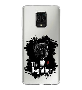 Xiaomi Redmi Note 9 Pro Uyumlu Kapak Dog Father Tasarımlı Şeffaf Silikon Kılıf