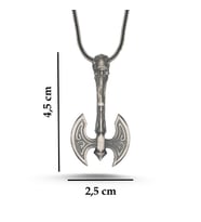 925 Ayar Gümüş Viking Balta Kolye