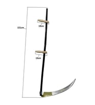 Komple Tırpan - Metal Saplı 6 Parça Set - Ahşap Elcik 65 Cm