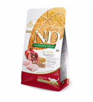 N&D Az Tahıllı Tavuk&Nar Kısır Kedi Maması 5 KG