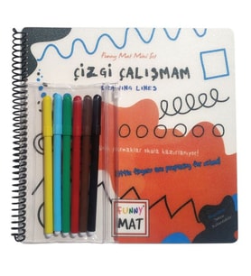 Çizgi Çalışmam - Funny Mat Mini Set (Aktivite Seti)