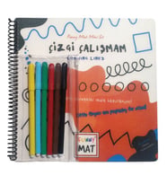 Çizgi Çalışmam - Funny Mat Mini Set (Aktivite Seti)