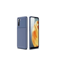 Oppo Reno 3 Uyumlu Kılıf Zore Negro Silikon Kapak (Lacivert)