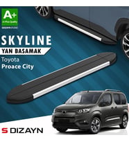 Toyota Proace City Kısa Şase Skyline Aluminyum Yan Basamak 203 Cm 2018 Üzeri A+ Kalite
